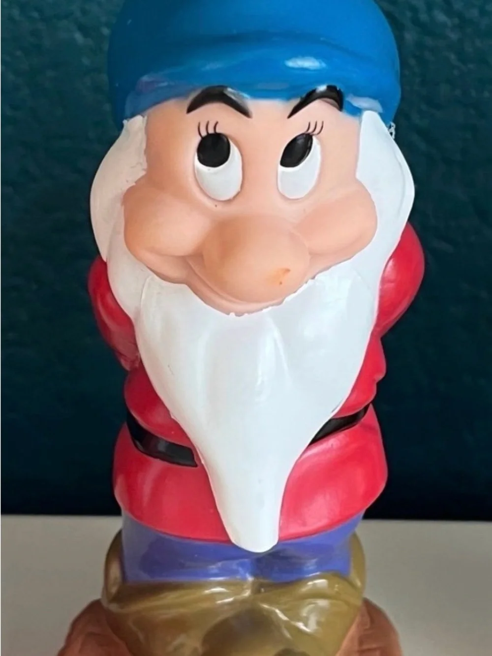 5.5” Snow White and the Seven Dwarfs Vintage 80’s Dwarf Disney Rubber Dolls